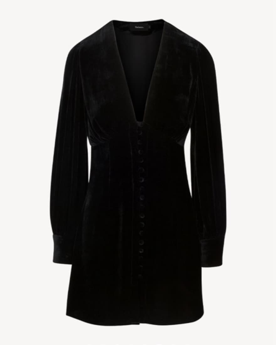 Realisation Par Black Velvet Dress - Image 1