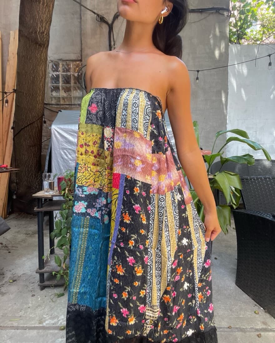 Multicolored UO Midi Dress - Image 2