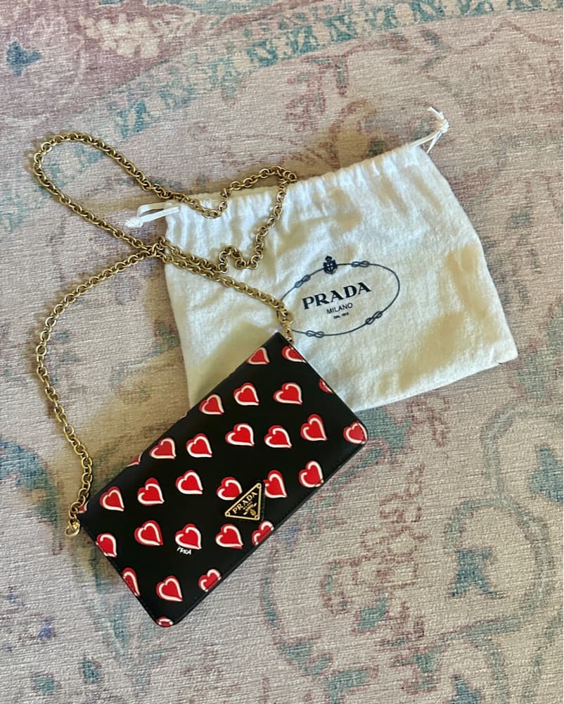 Prada Hearts Wallet-on-Chain Bag - Image 2