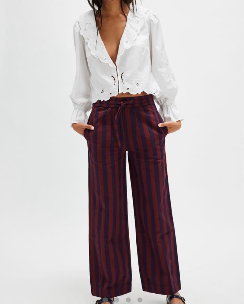 Damson Madder Rafe Trousers - Image 2