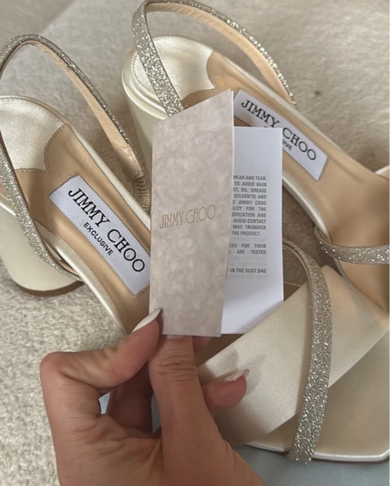 Jimmy Choo Bridal Shoes - Image 6