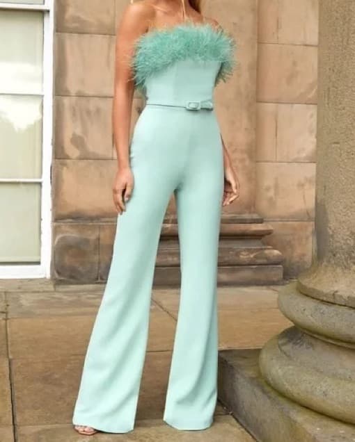Feather Jumpsuit  - Image 2