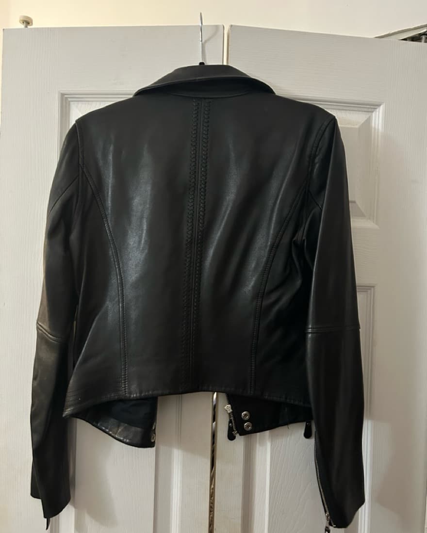 Paige Black Moto Jacket - Image 2