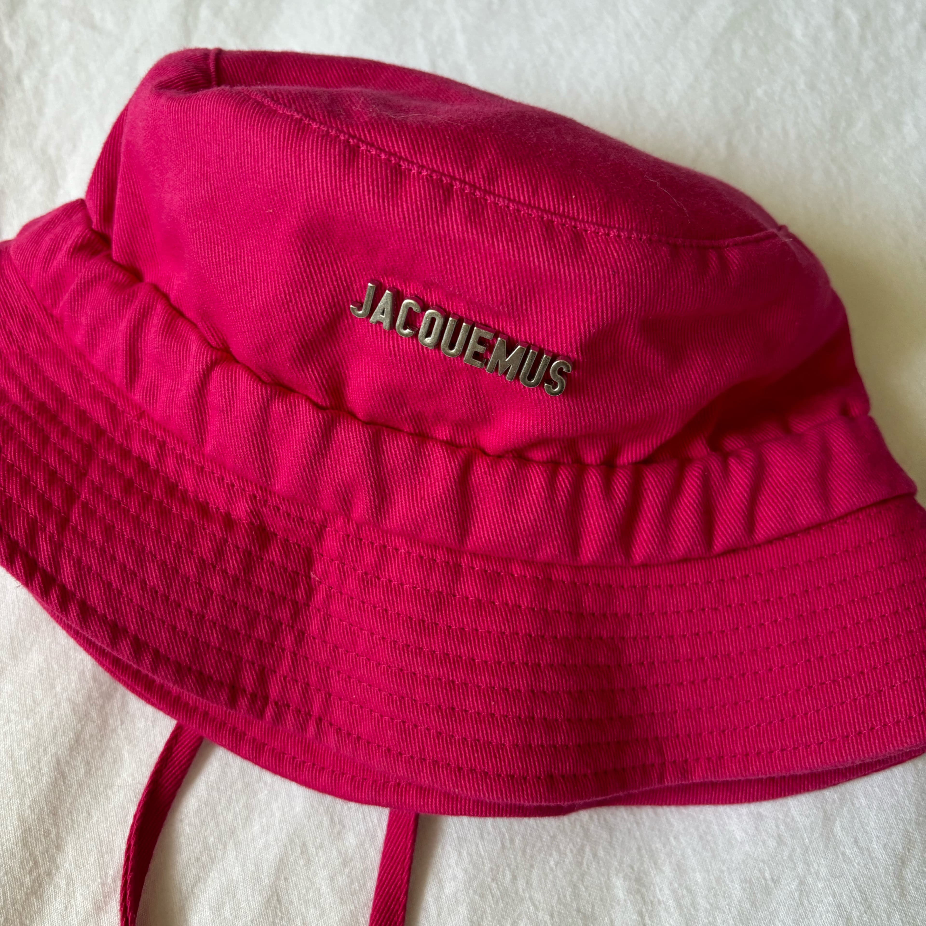 Jacquemus Hot Pink Bucket Hat by Jacquemus | Pickle