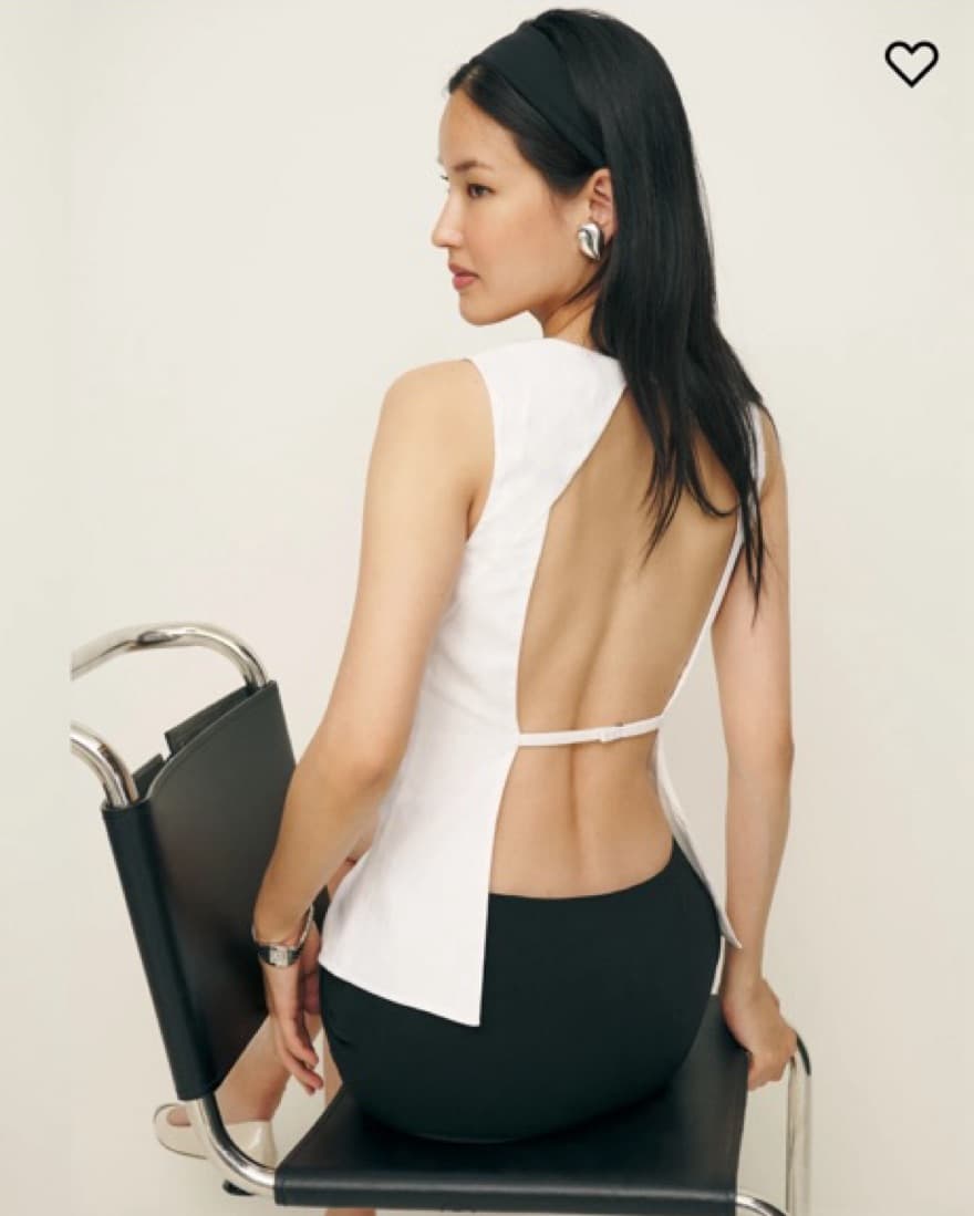 Reformation Kiko Linen Top - Image 3