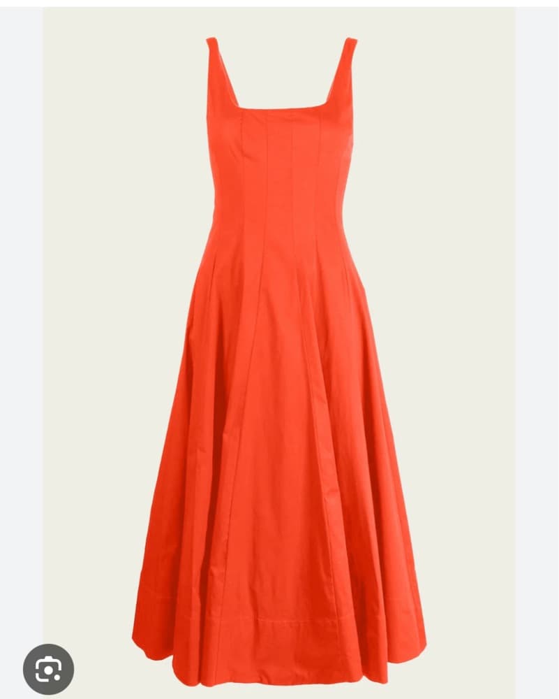 Staud Wells dress Red Rose - Image 1
