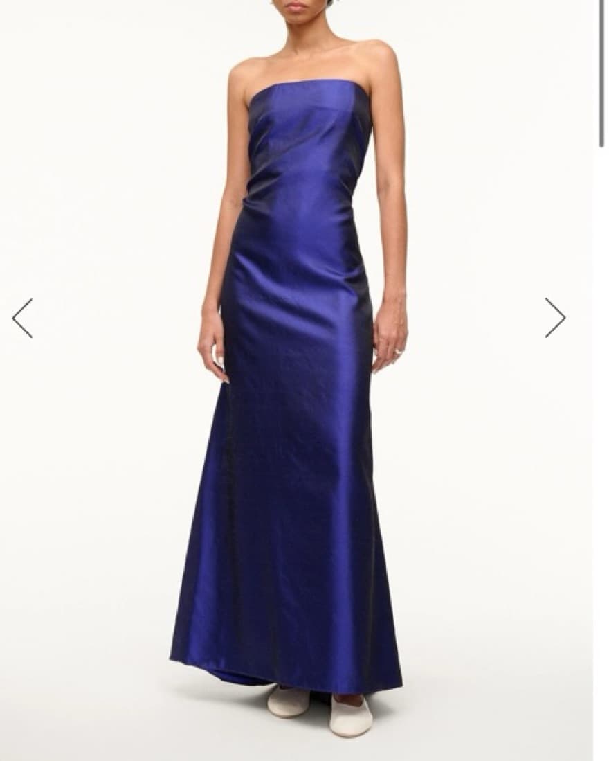 Staud TULLIO GOWN VIOLET - Image 1