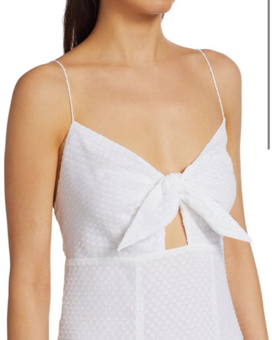 Alice + Olivia Roe Tie-Front Mini Dress - Image 3