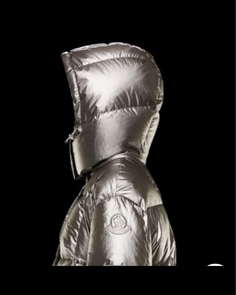 Moncler Parana Metallic Silver Jacket - Image 4