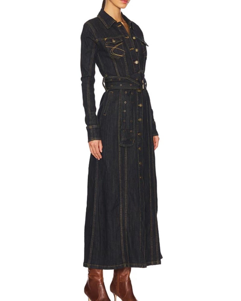 Jaded London Maxi Denim Dress - Image 2