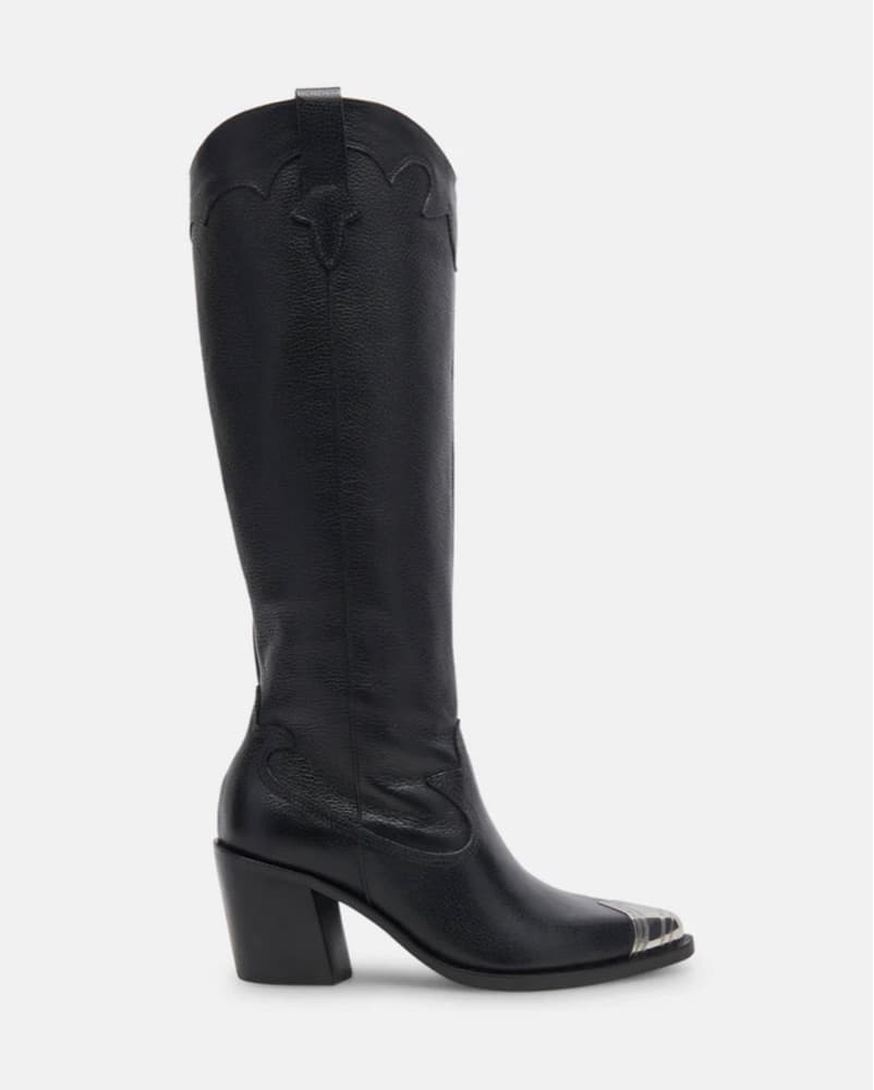 KAMRYN BOOTS BLACK LEATHER - Image 2