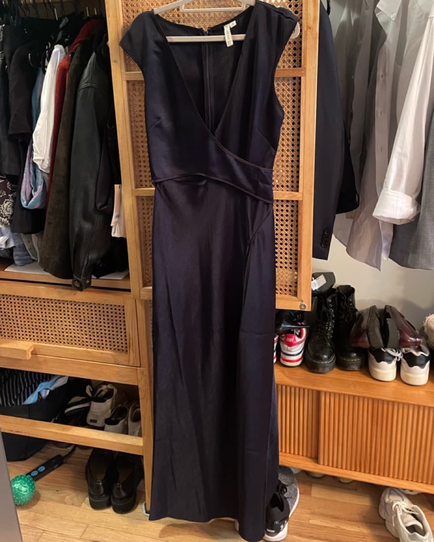 Bec & Bridge Cap Sleeve Satin Dress - Image 5