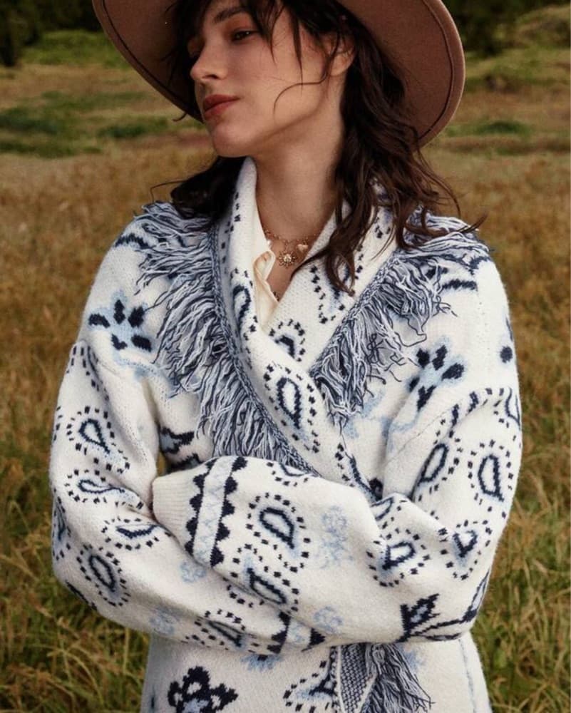 Boho Chic Fringe Kimono Cardigan - Image 5