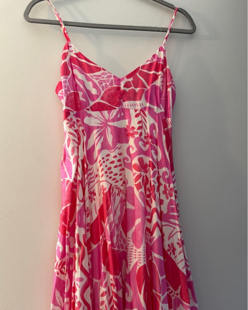 Vibrant Floral Midi Dress - Image 3