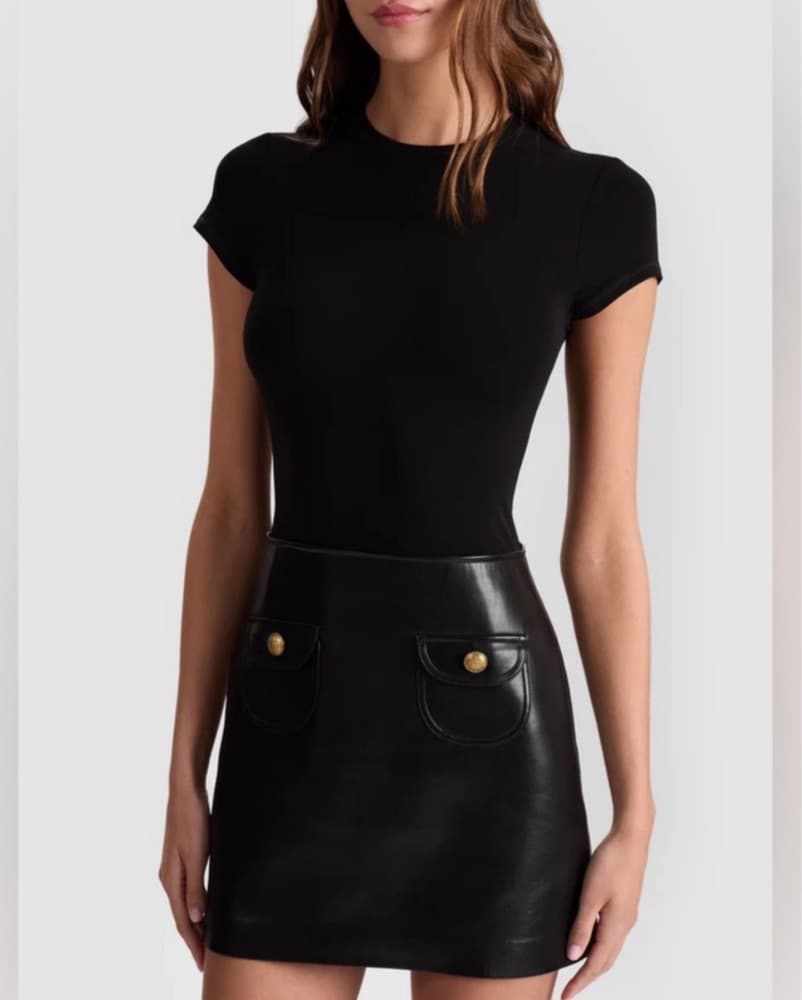 alice and olivia black dress  - Image 1