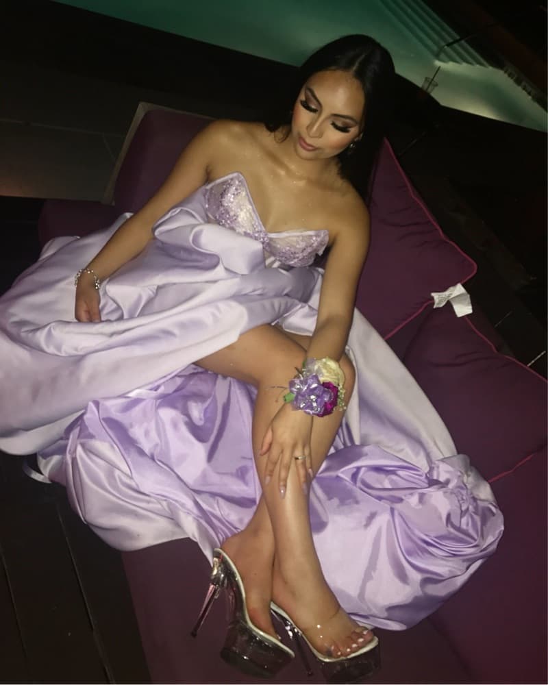 Custom Made Lilac Gown  - Image 3