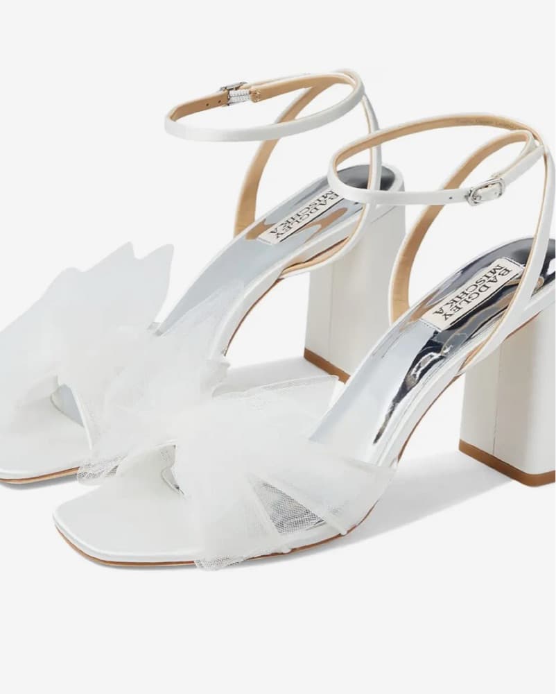 Badgley Mischka Women's Tulle Bow Heel - Image 2