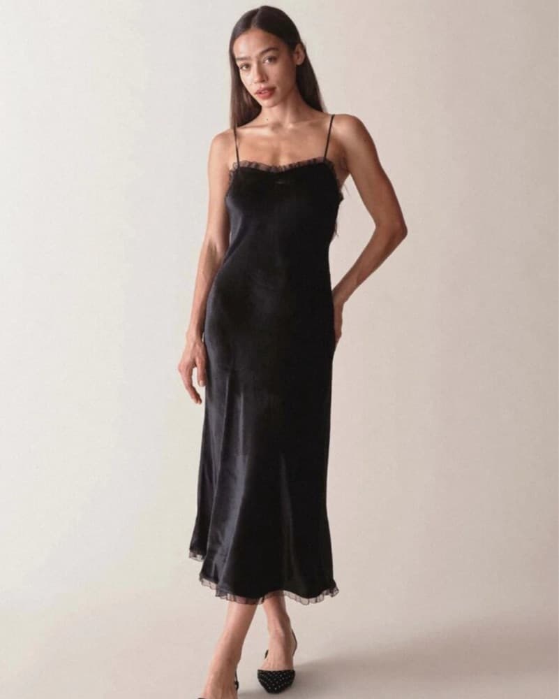 Doen Calsi Dress Rose Blush In Black - Image 1