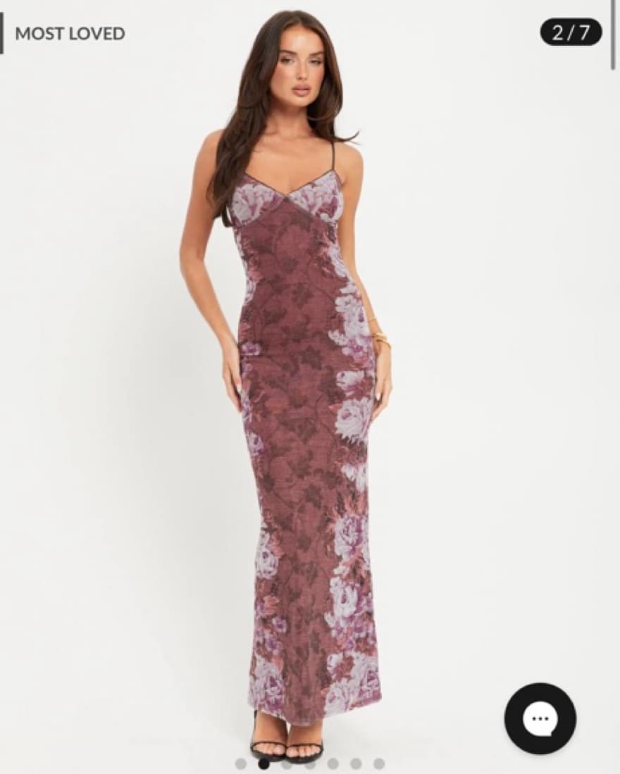 Burgundy Julianna Maxi Dress - Image 4