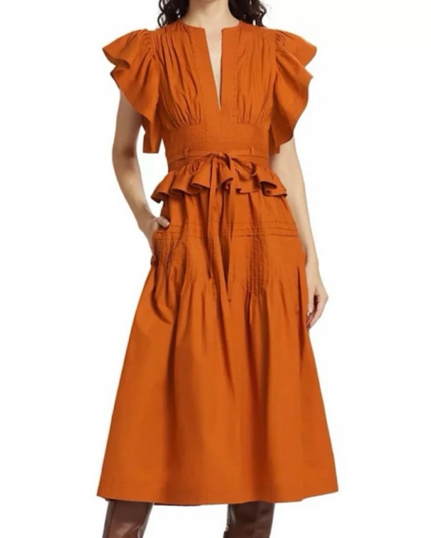  Ullah Johnson Florence Poplin Dress - Image 2