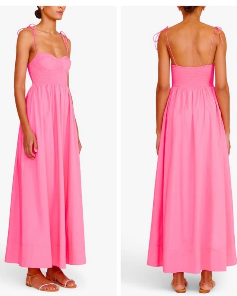 Staud Landry Dress - Plumeria Pink - Image 2