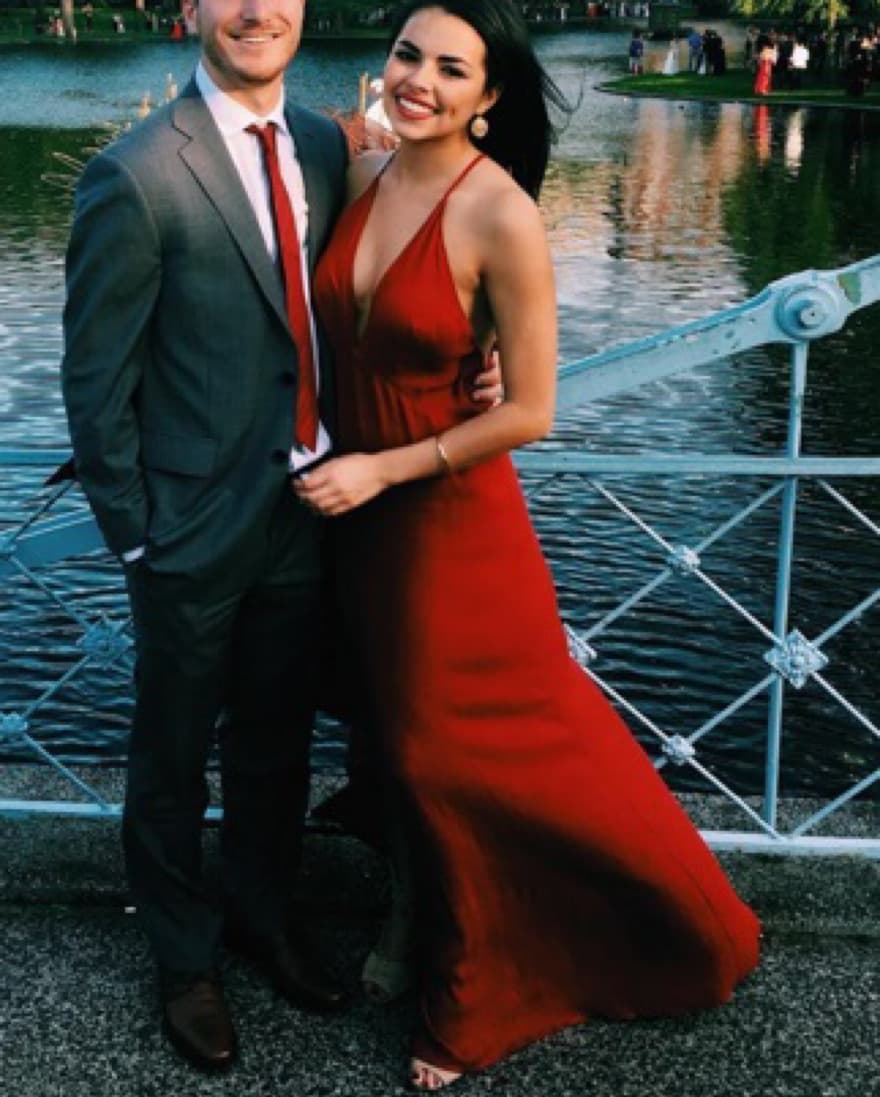 Red Long Reformation Formal Dress - Image 2