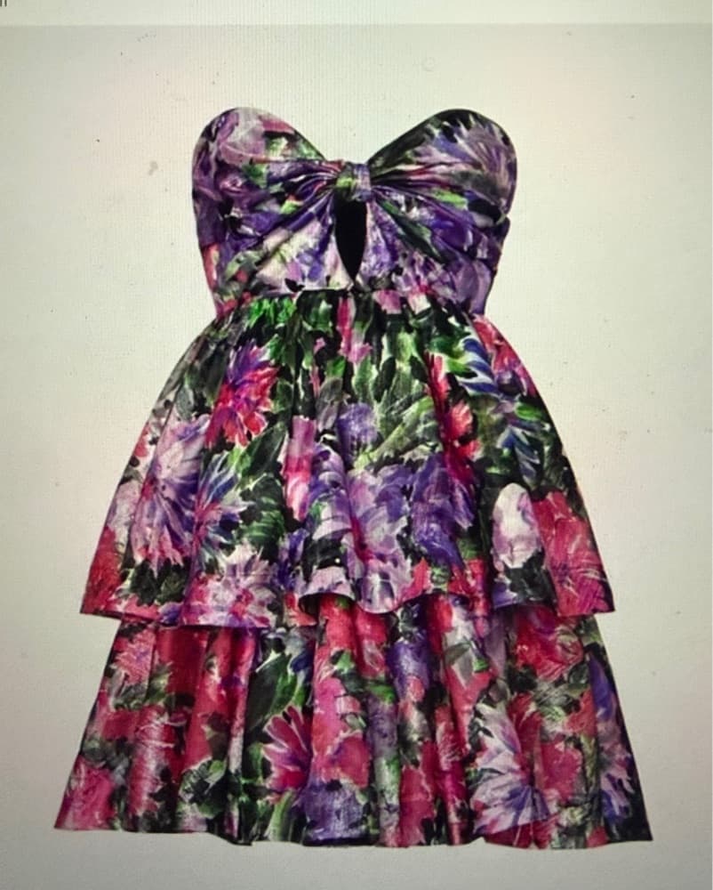 Milly Floral Mini Dress  - Image 5