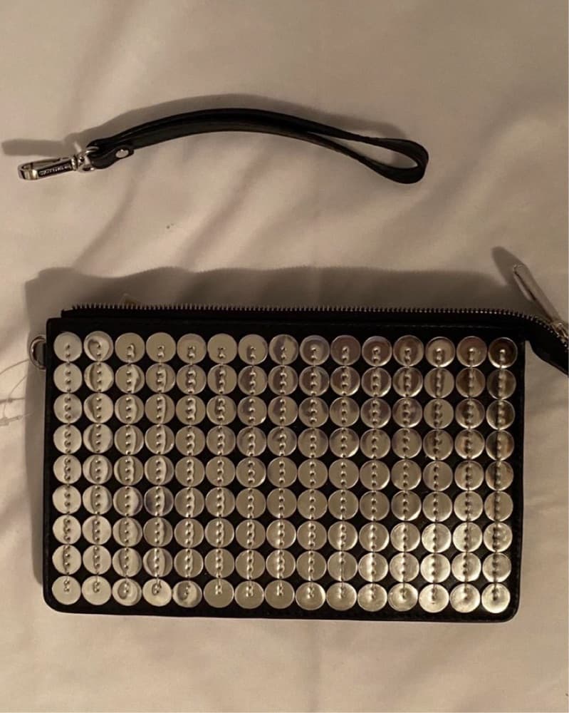Black And Silver Sequin Micheal Kors Bag - Image 1