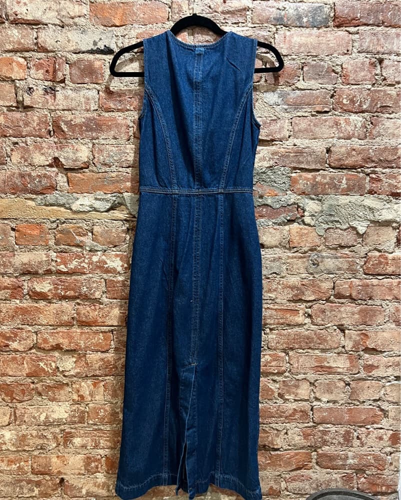 Reformation Denim Midi Button Dress  - Image 3