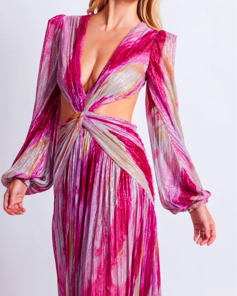 PATBO Aura Metallic Gown - Image 2