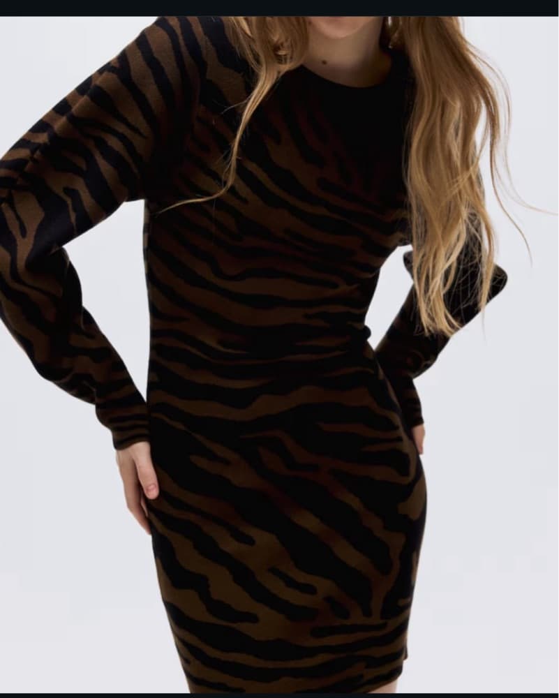 Tiger Print Body Con  - Image 2
