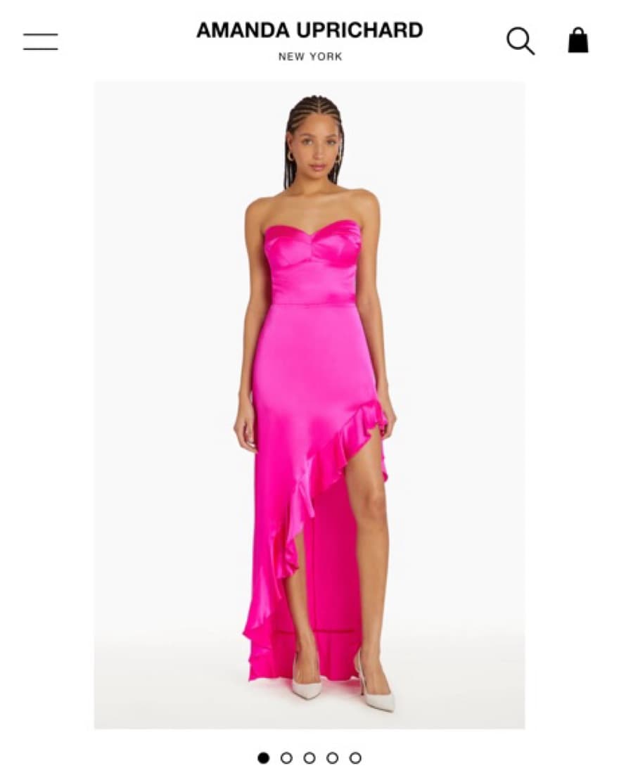 Amanda Uprichard Amalia Silk Gown  - Image 3