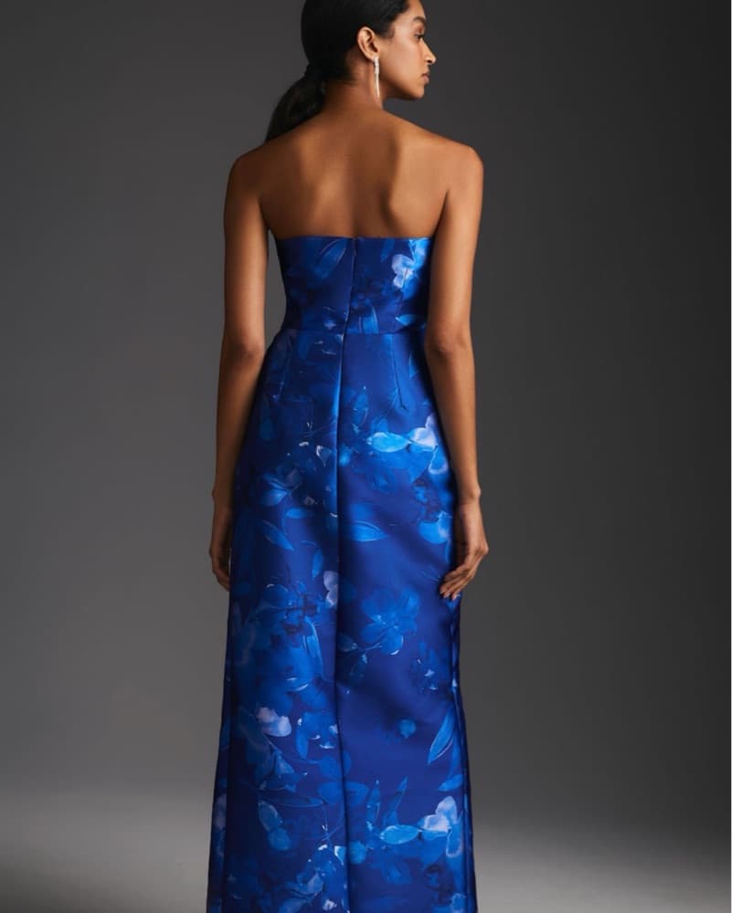 ML Monique Lhuillier Strapless Maxi Dres - Image 2