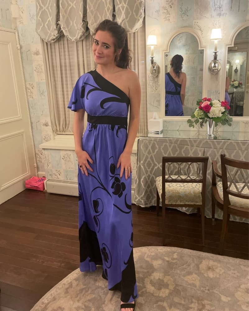 TIBI NYC one shouldered silk gown - Image 5