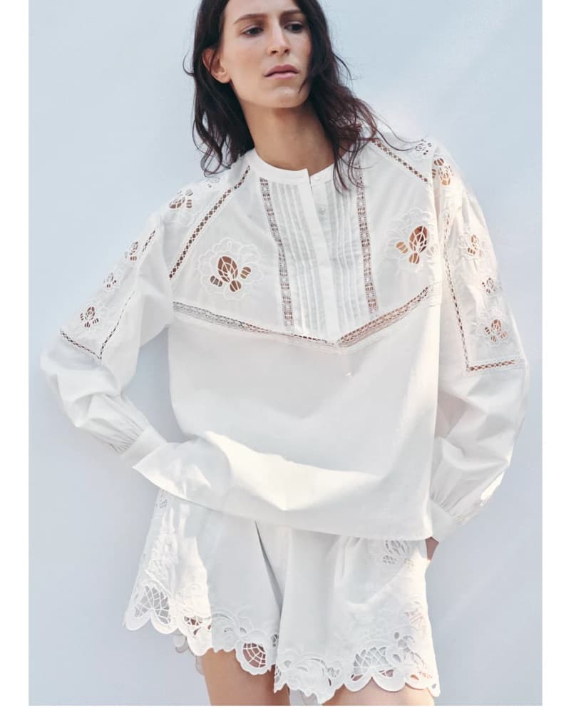 White lace zara set! - Image 1