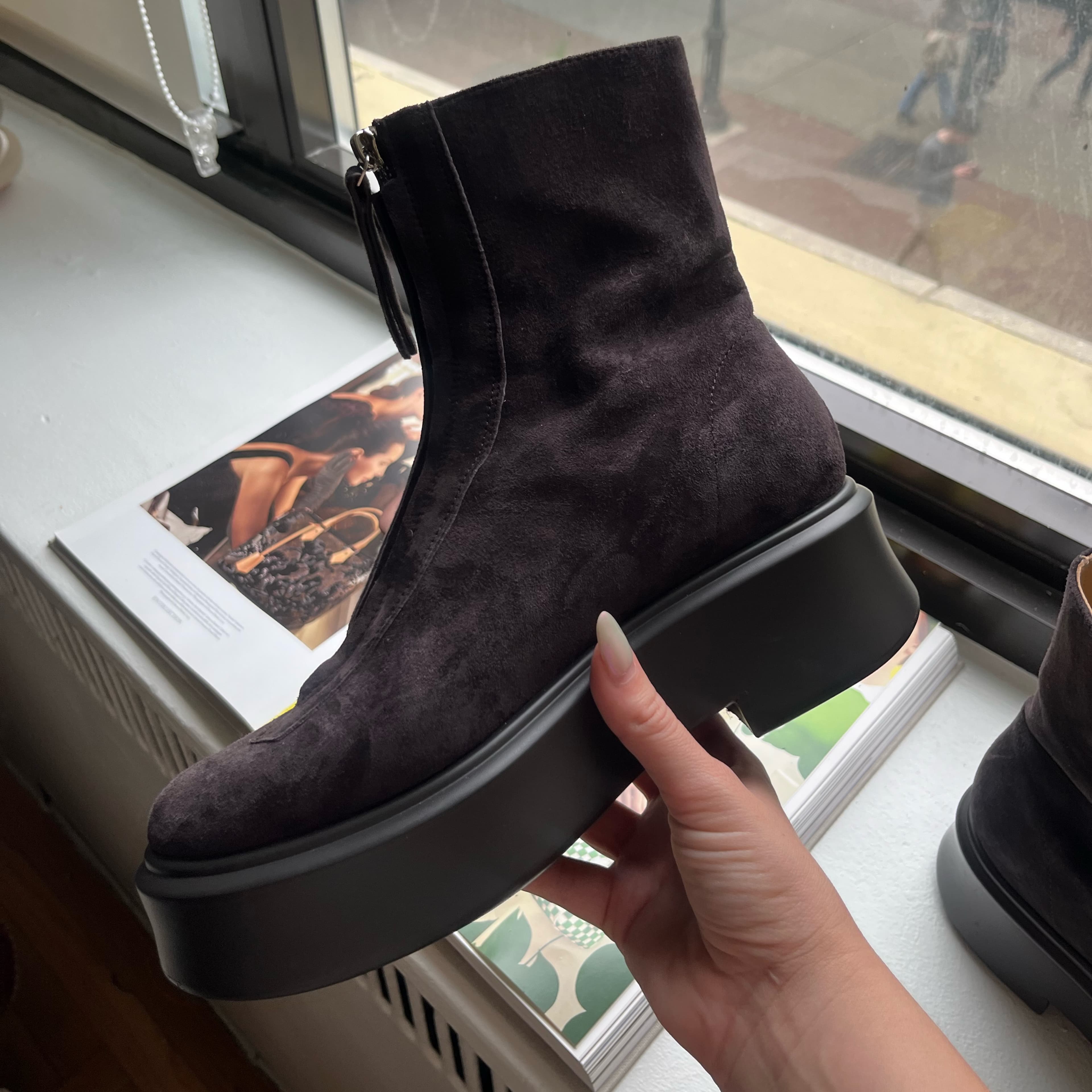 The Row Suede Brown Boots  - Image 2