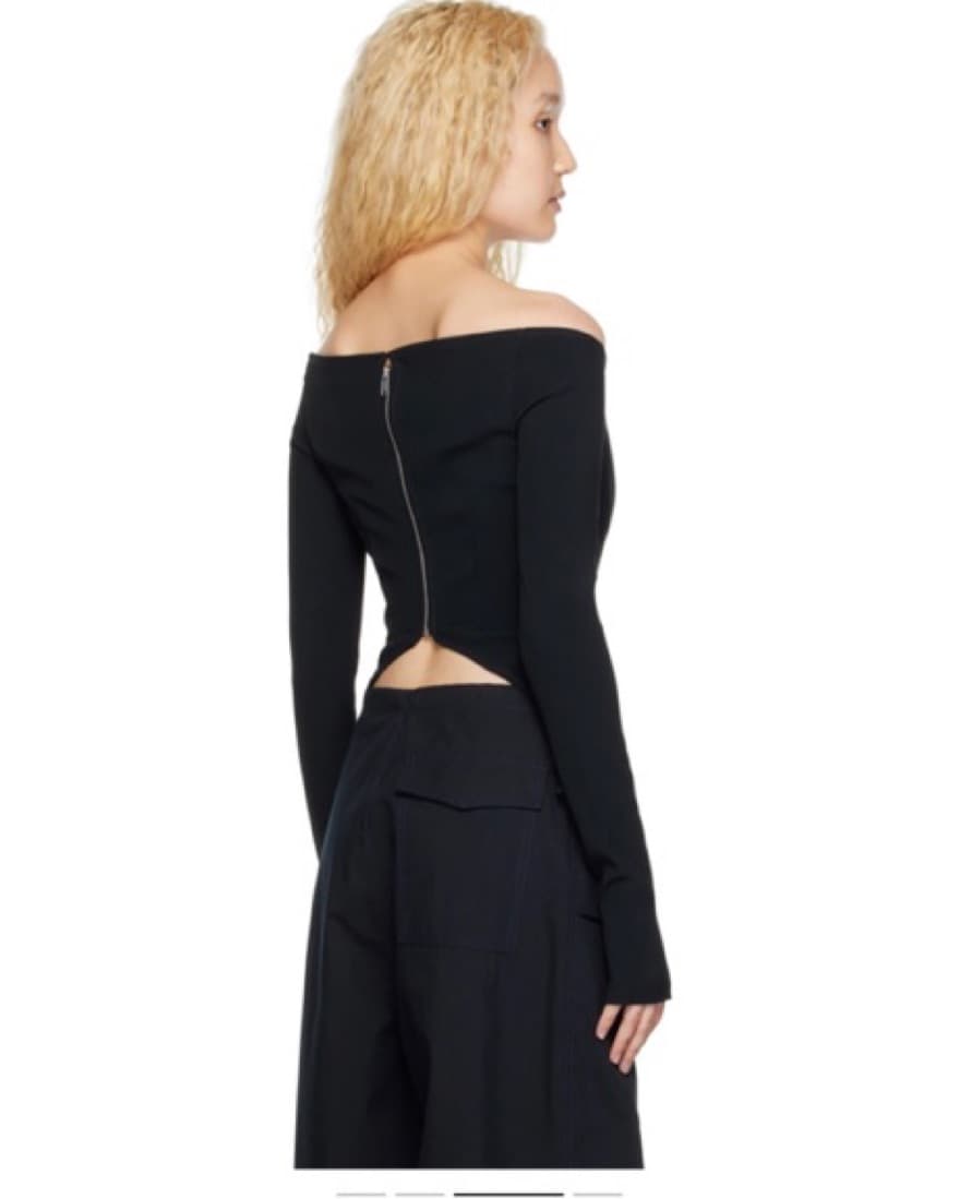 Dion Lee Long Sleeve Corset Top - Image 2
