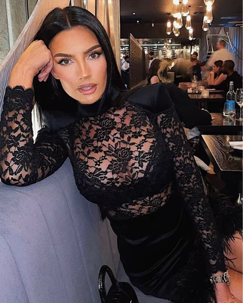 Nadine Merabi FREYA BLACK DRESS - Image 3