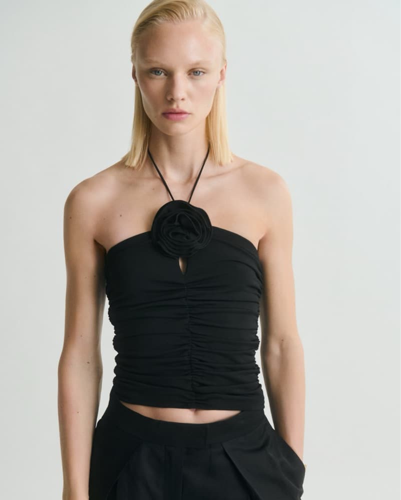 Floral Halter Top - Image 1