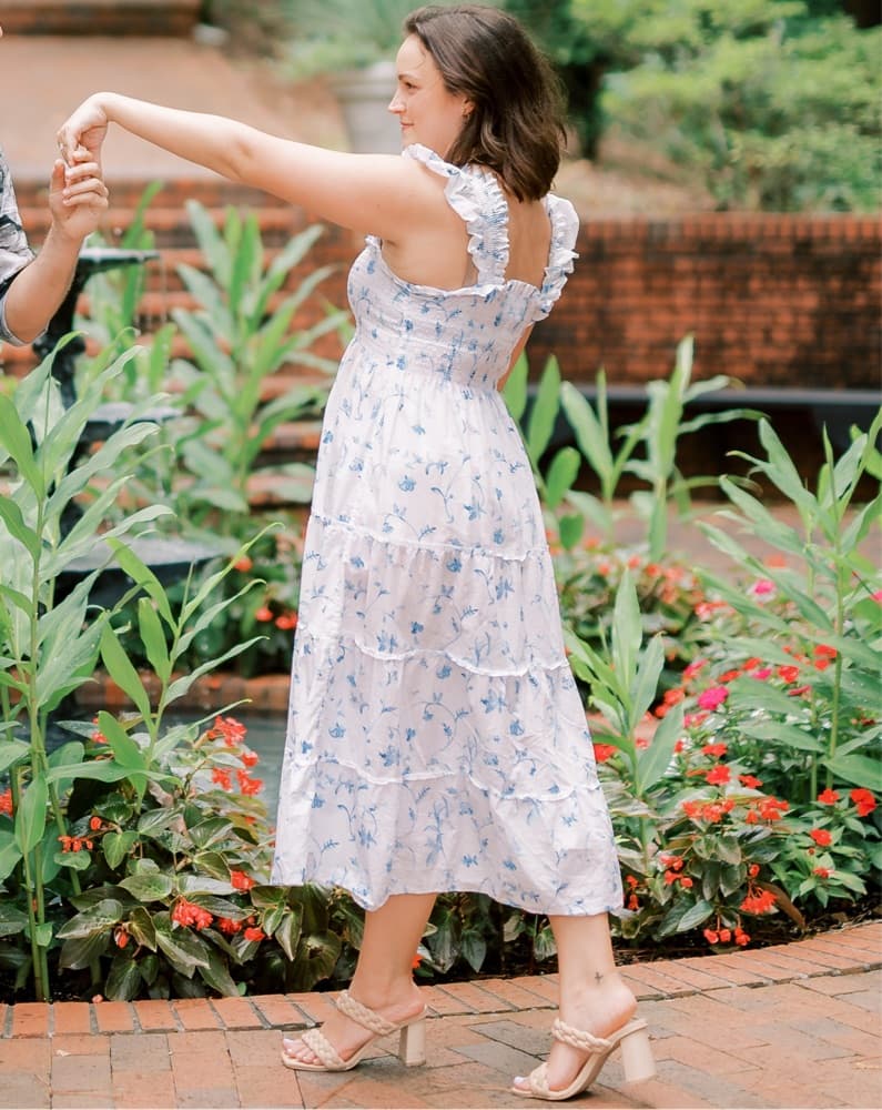 Hill House Ellie NapDress Blue Botanical - Image 5