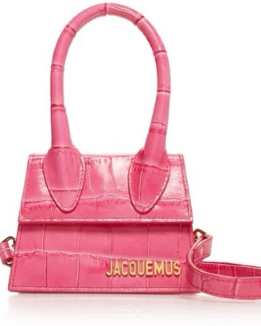Jacquemus Le Mini Chiquito - Pink Croc - Image 1