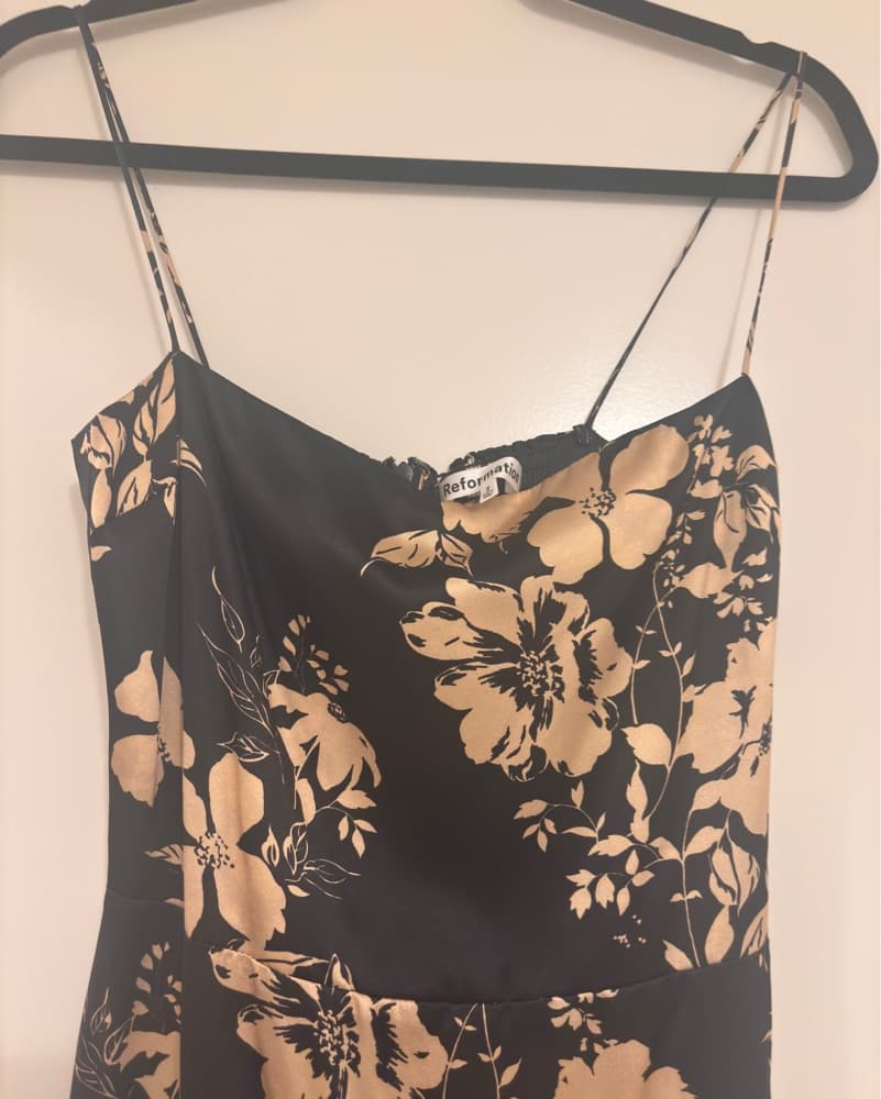 Reformation Franke Silk Dress - Image 5