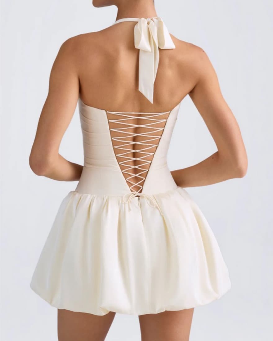 Oh Polly Bubble Hem Dress - Image 2