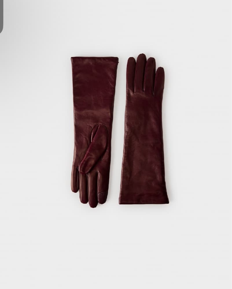 Aritzia Leather Long Gloves - Image 1