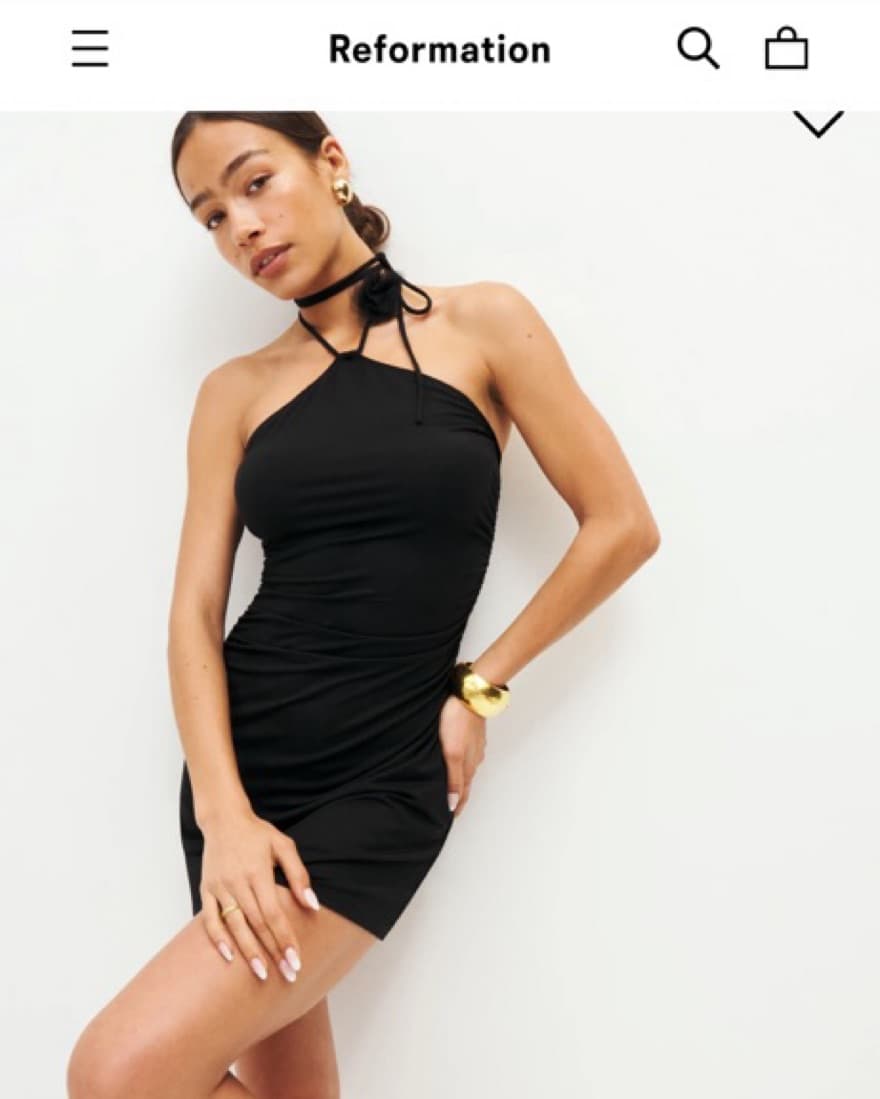 Reformation Amalia Knit Dress - Image 2