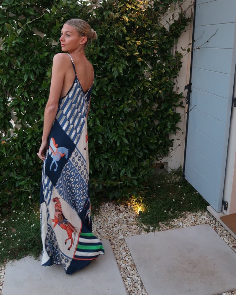 Patterened Maxi Dress - Image 3