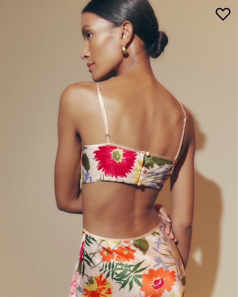 Reformation Poppies Silk Floral Dress - Image 5