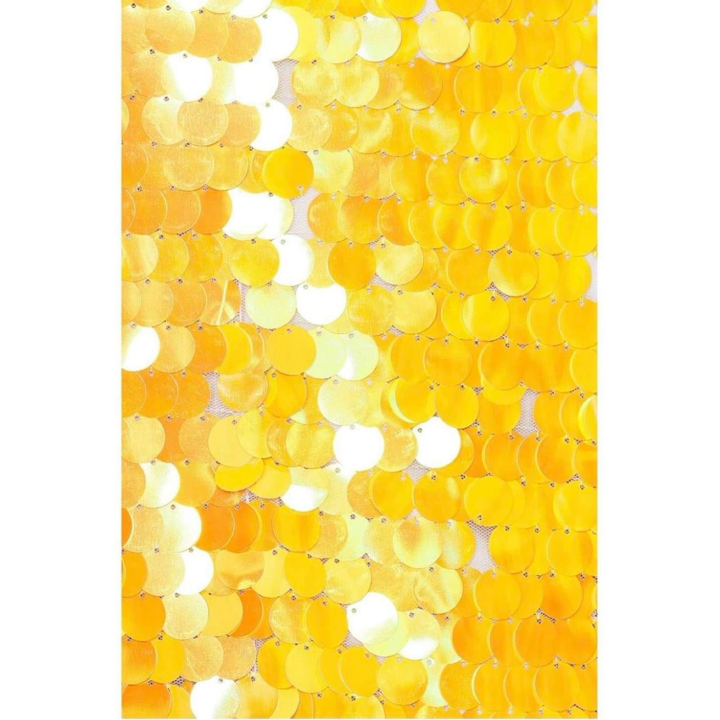 New Arrivals Yellow Sequin Dress - Image 4