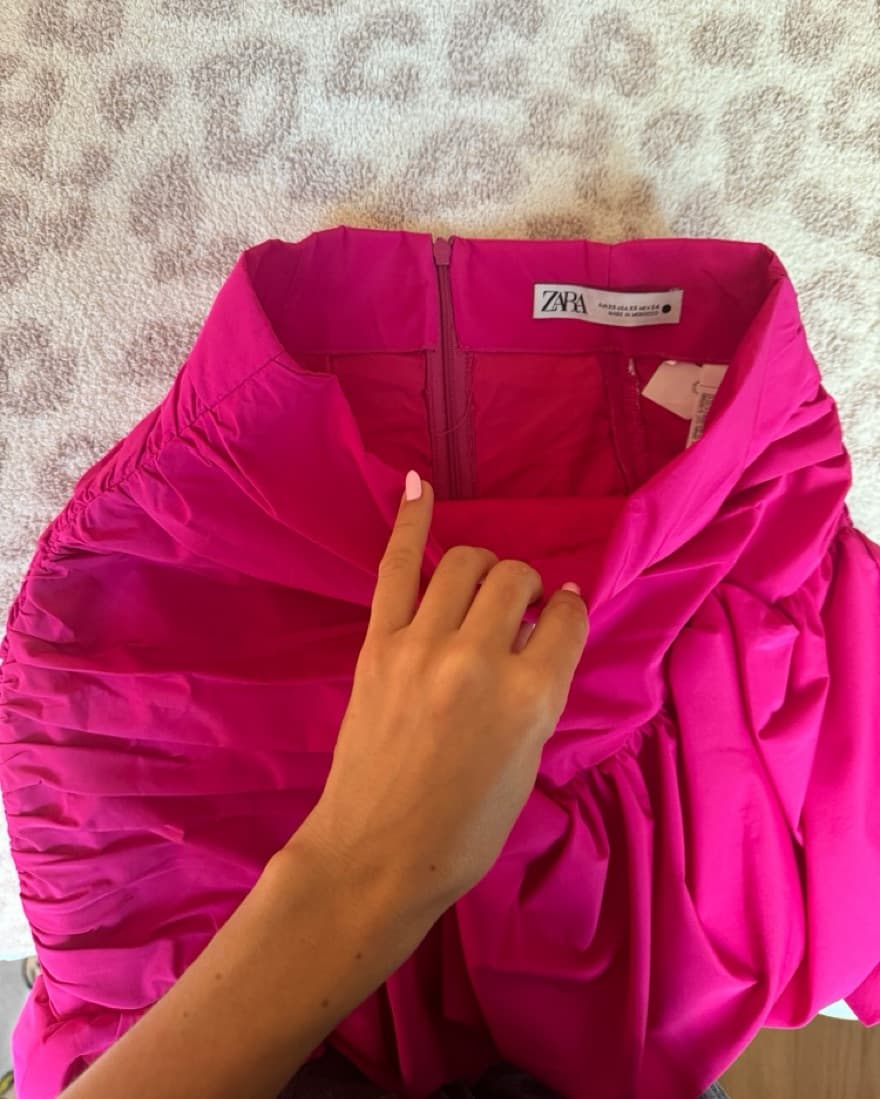 Zara Hot Pink Skirt  - Image 4