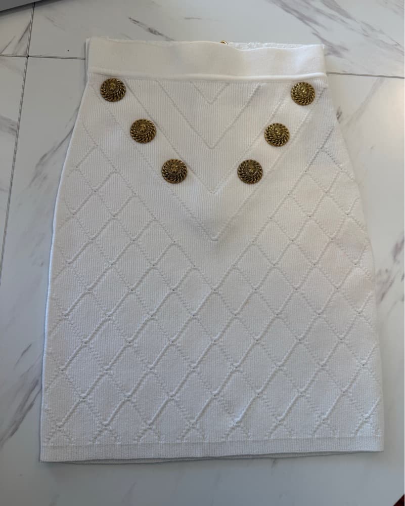 Balmain Mini Skirt XS 34 - Image 5